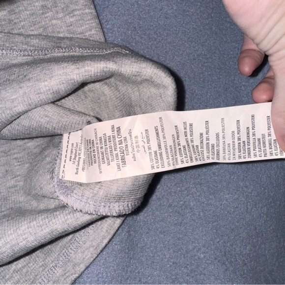 NWOT CottonOn Supreme Gray Sleeveless Tank Bodycon Dress with Lace Trim - Picture 8 of 8